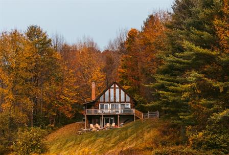 Exterior of a cabin