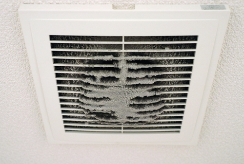 A dusty air vent.